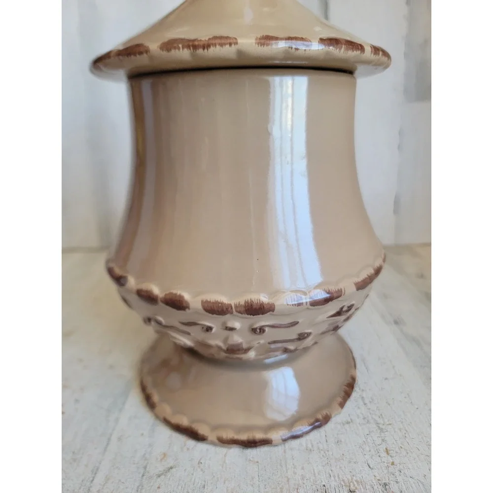 Biscotti Brown Cookie Jar citta del Venezia Ceramic Designpac Panetteria